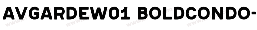 AvGardeW01 BoldCondO字体转换